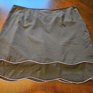 Black Golftini Skort Size 10 Long
